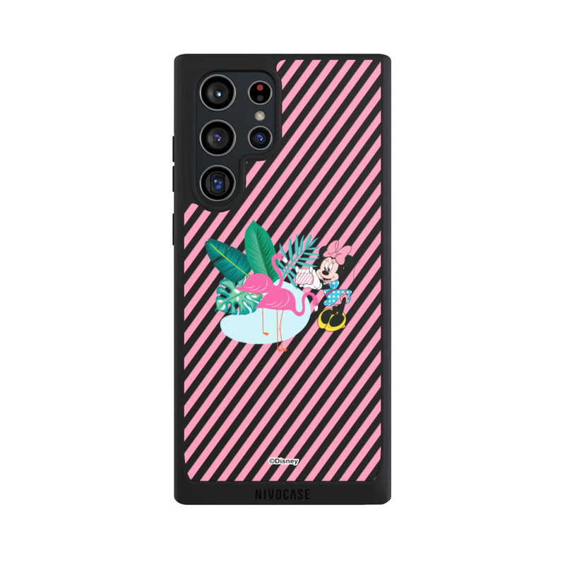 Galaxy S22 Ultra NIVOpure Minnie Flamant Rose sans Fond