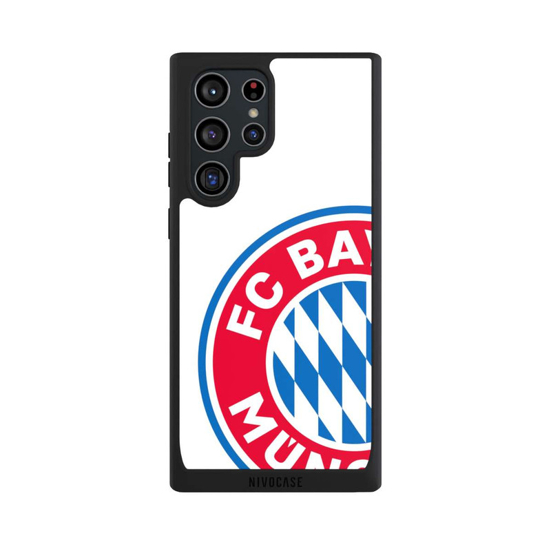 Galaxy S22 Ultra NIVOpure Großes FCB Logo Weiß