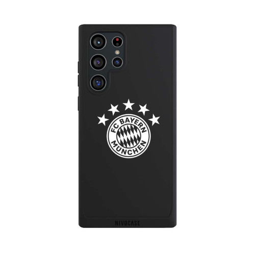 Samsung Galaxy S22 Ultra NIVOpure FCB Logo einfarbig mit Sternen - ohne Hintergrund