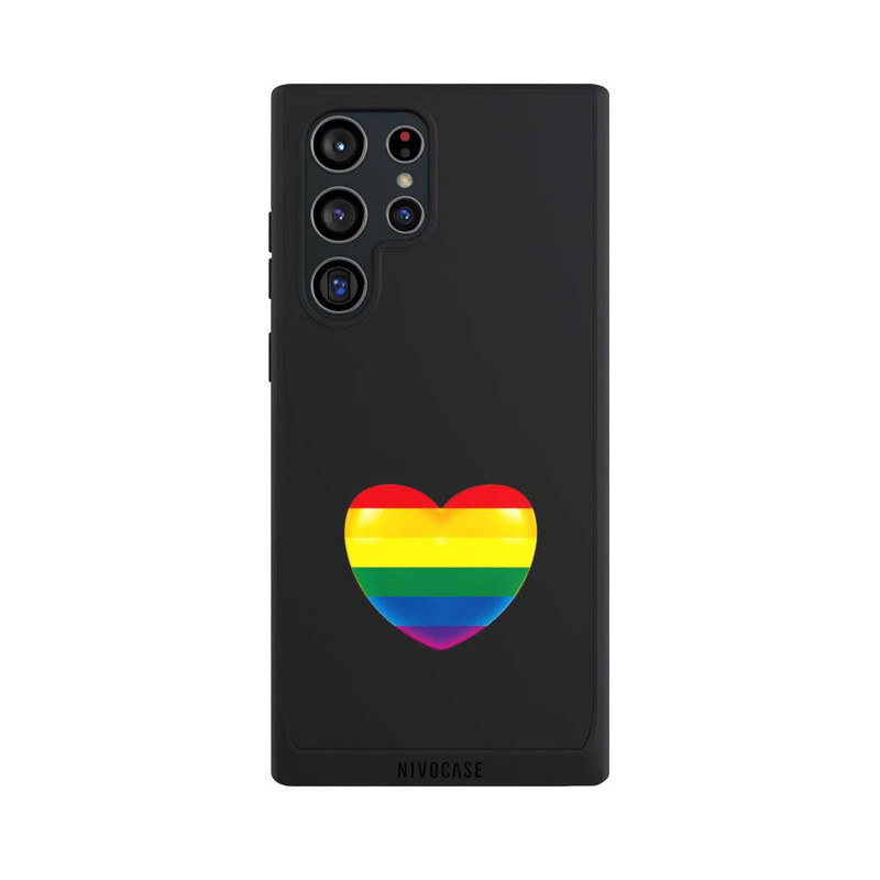 Galaxy S22 Ultra NIVOpure Pride Heart transparent