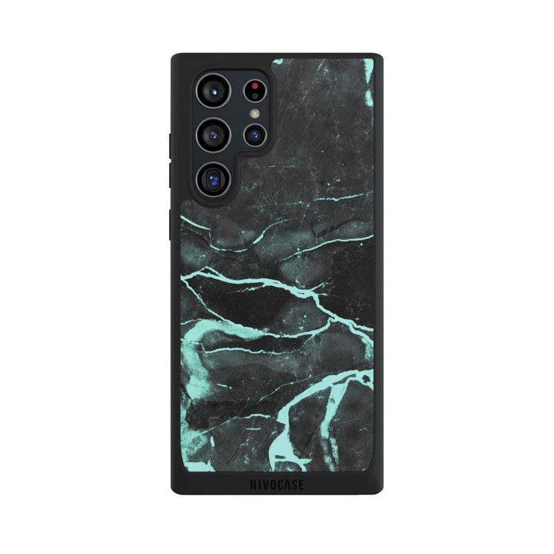 Galaxy S22 Ultra NIVOpure Gray and Blue Marble