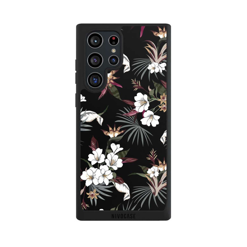 Galaxy S22 Ultra NIVOpure Flowers Black