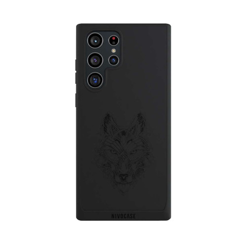 Samsung Galaxy S22 Ultra NIVOpure Wolf Mandala ohne Hintergrund