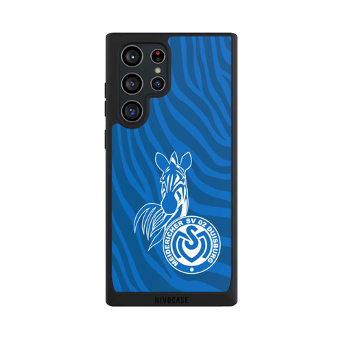 Samsung Galaxy S22 Ultra NIVOpure Zebra Dunkelblau - MSV