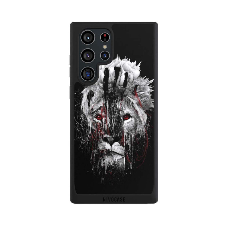 Galaxy S22 Ultra NIVOpure Löwe Rote Augen