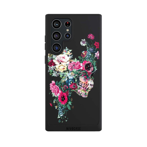 Samsung Galaxy S22 Ultra NIVOpure Flower Skull transparent