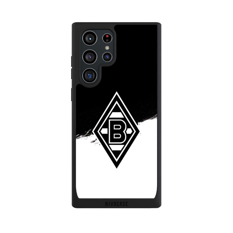 Galaxy S22 Ultra NIVOpure Borussia Scratch Schwarz-Weiss