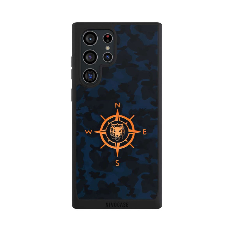 Galaxy S22 Ultra NIVOpure Kompass Camo Blau