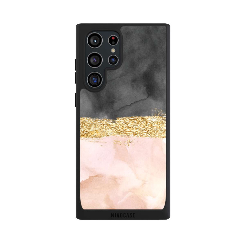 Galaxy S22 Ultra NIVOpure Look ligne dorée