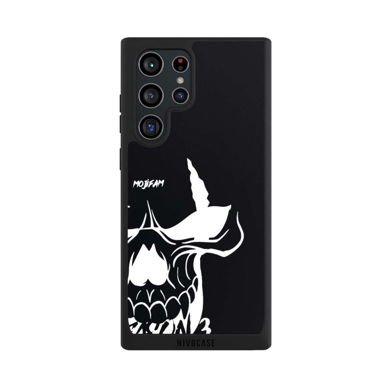 Galaxy S22 Ultra NIVOpure Schädel Groß Schwarz/Weiß