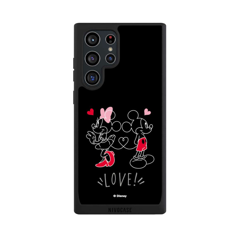 Galaxy S22 Ultra NIVOpure Souris amoureuse noire