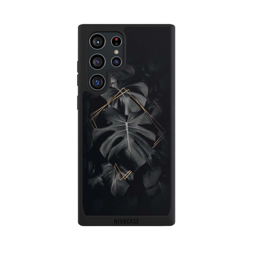 Samsung Galaxy S22 Ultra NIVOpure Schwarze Blätter