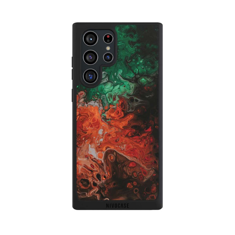 Galaxy S22 Ultra NIVOpure Bunte Öltextur