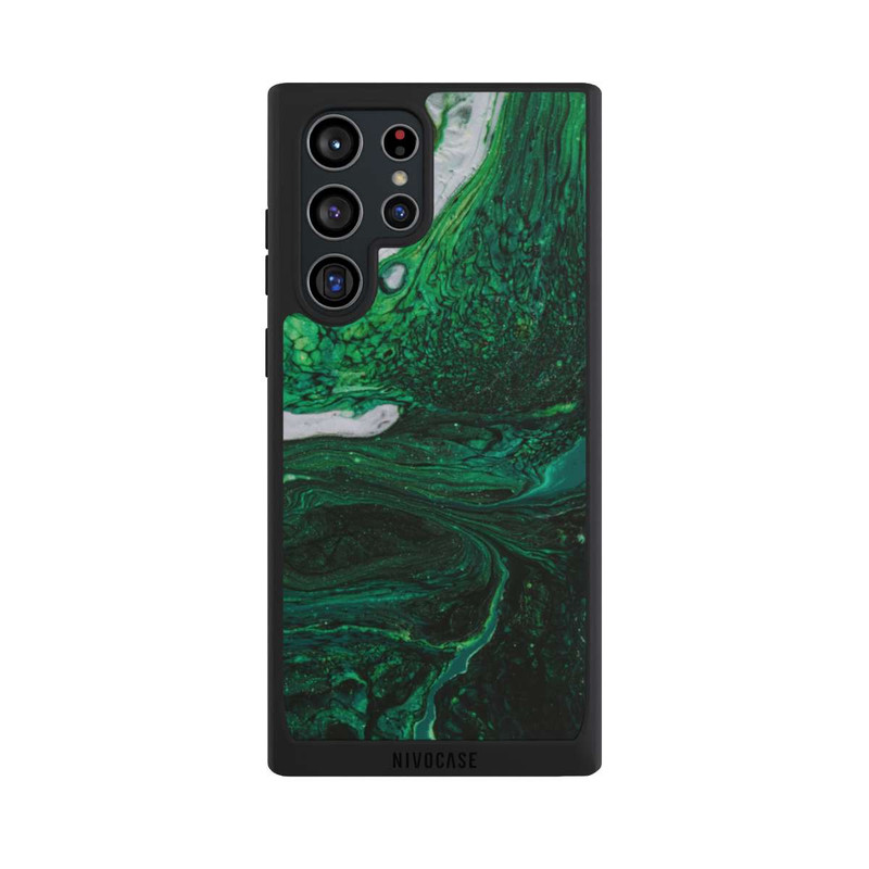 Galaxy S22 Ultra NIVOpure Green oil texture