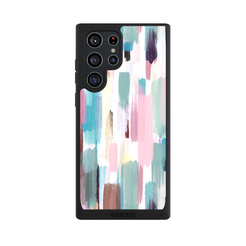 Samsung Galaxy S22 Ultra NIVOpure Abstrakte Pinselstriche in Pastelltönen