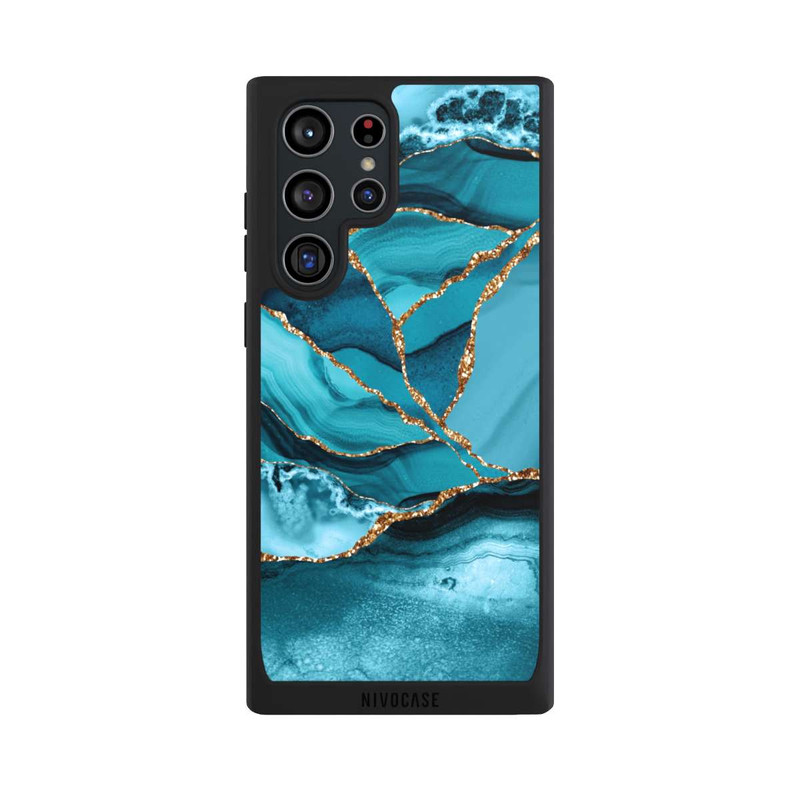 Galaxy S22 Ultra NIVOpure Ice Blue Marble Landscape