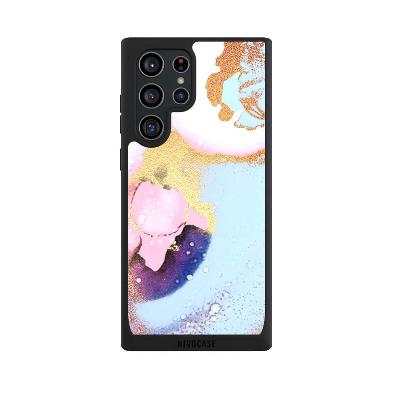 Galaxy S22 Ultra NIVOpure Pastell Glamour Tintenstruktur