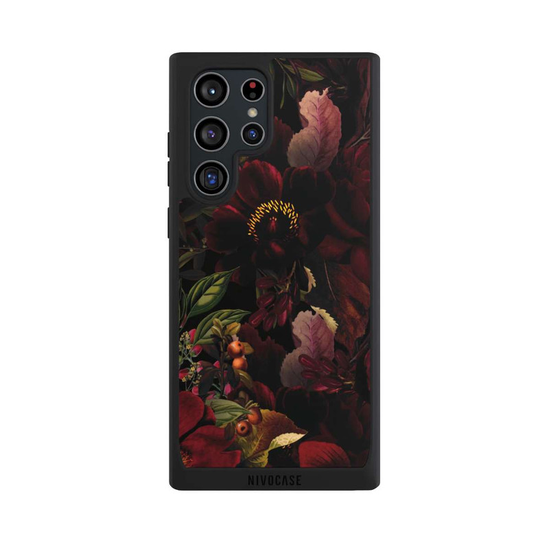Galaxy S22 Ultra NIVOpure Champ de Fleurs Foncé