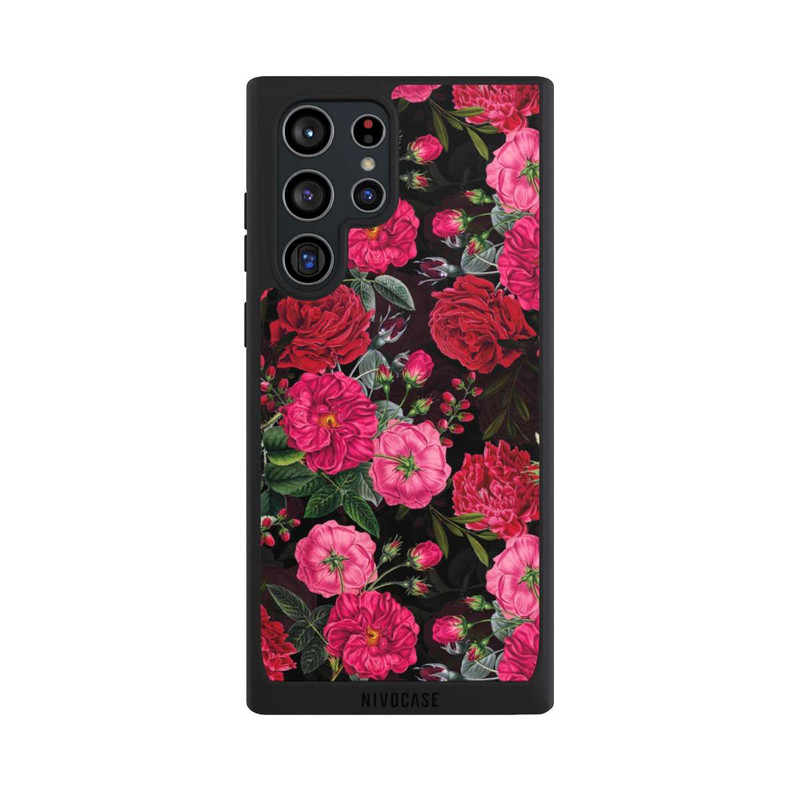 Galaxy S22 Ultra NIVOpure Fleurs Roses et Rouges