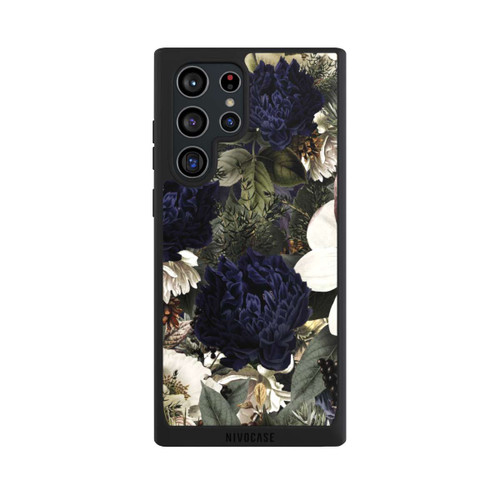 Samsung Galaxy S22 Ultra NIVOpure Dunkle Mitternachts Barock Vintage Blumen