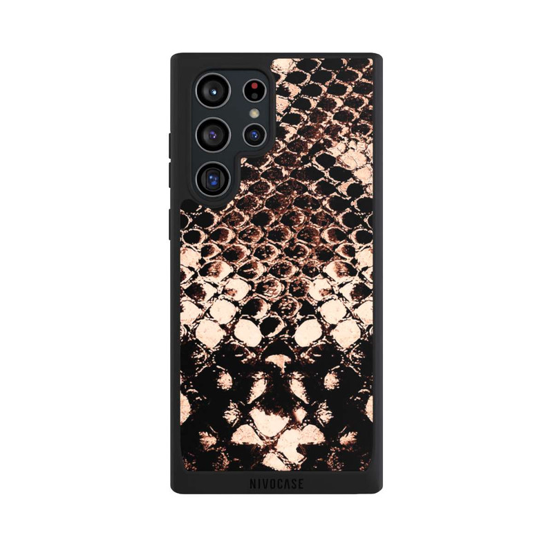 Galaxy S22 Ultra NIVOpure Schlangendruck in Roségold