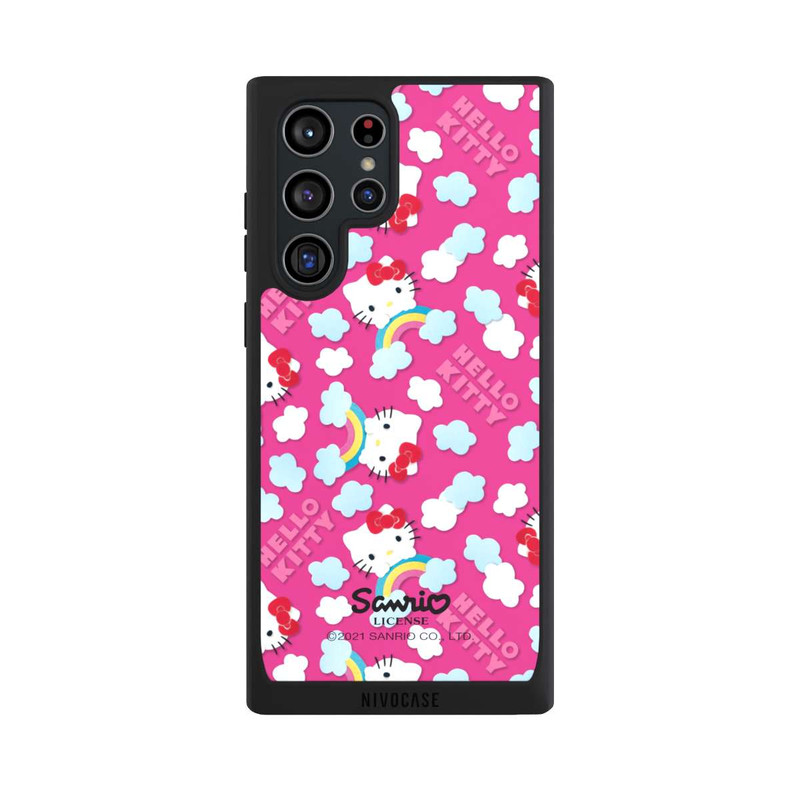 Galaxy S22 Ultra NIVOpure Motif arc-en-ciel Hello Kitty