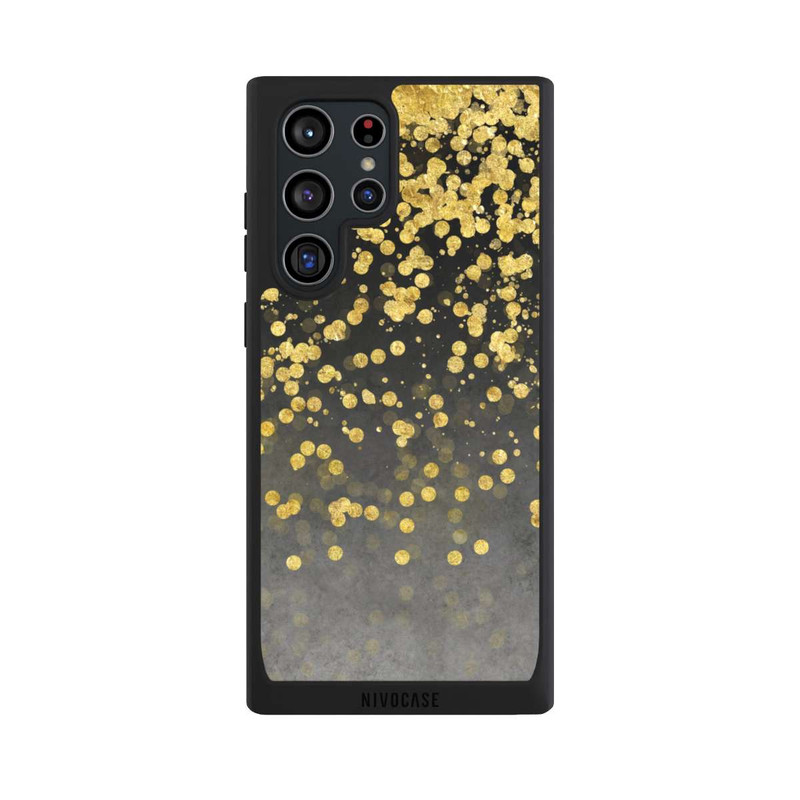Galaxy S22 Ultra NIVOpure glänzender Goldregen