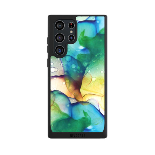 Samsung Galaxy S22 Ultra NIVOpure Flüssige Kunst grüne Wiese
