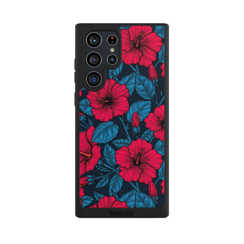 Galaxy S22 Ultra NIVOpure Hibiscus rouge