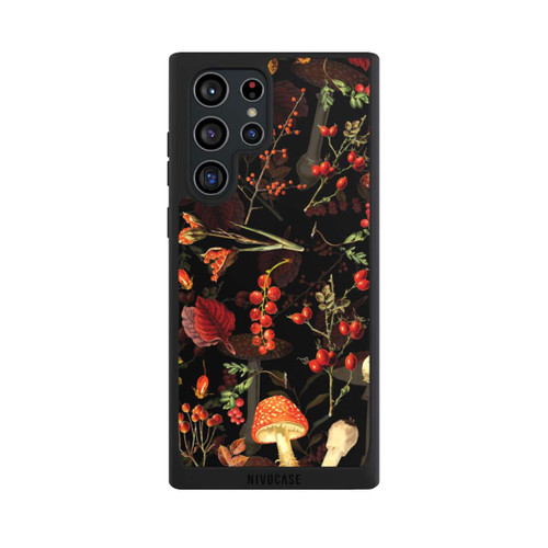 Samsung Galaxy S22 Ultra NIVOpure Pilzmuster Schwarz