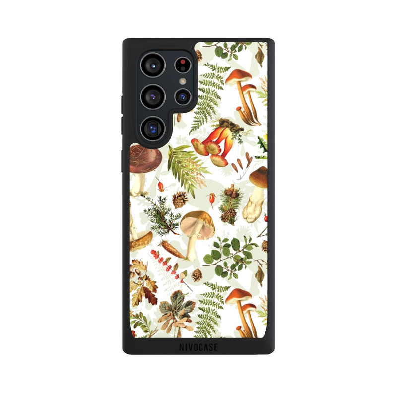 Galaxy S22 Ultra NIVOpure Pilzmuster Weiß