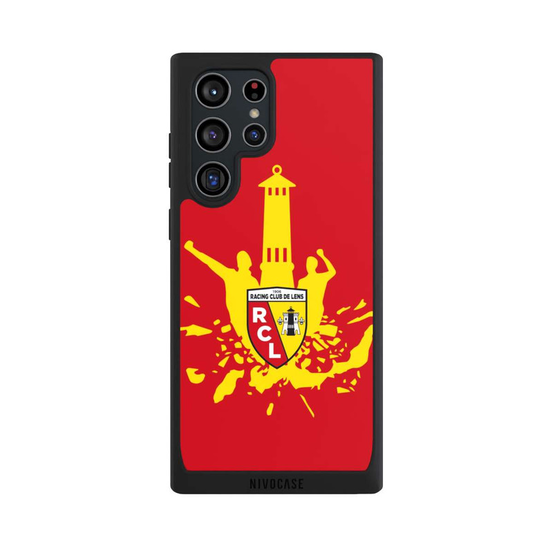 Galaxy S22 Ultra NIVOpure RC Lens Turm Gelb auf Rot
