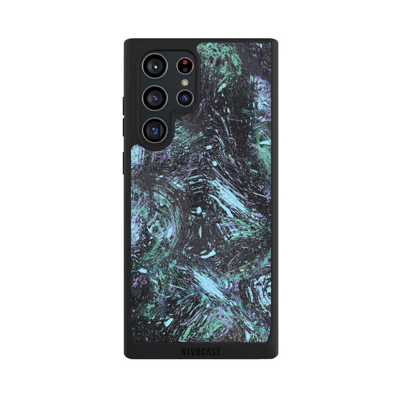 Galaxy S22 Ultra NIVOpure Résumé Dégoulinant De Poussière Pourpre