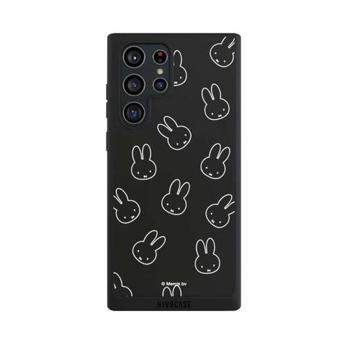 Samsung Galaxy S22 Ultra NIVOpure Miffy Pattern Black