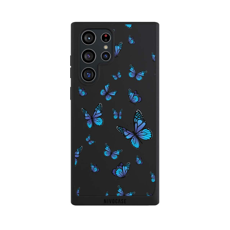 Galaxy S22 Ultra NIVOpure Butterfly Pattern Transparent