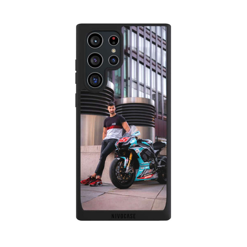 Galaxy S22 Ultra NIVOpure Blaues Motorrad - MDS