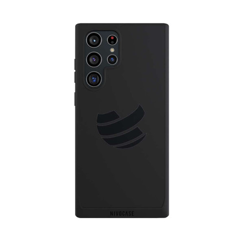 Samsung Galaxy S22 Ultra NIVOpure Icon Schwarz Transparent