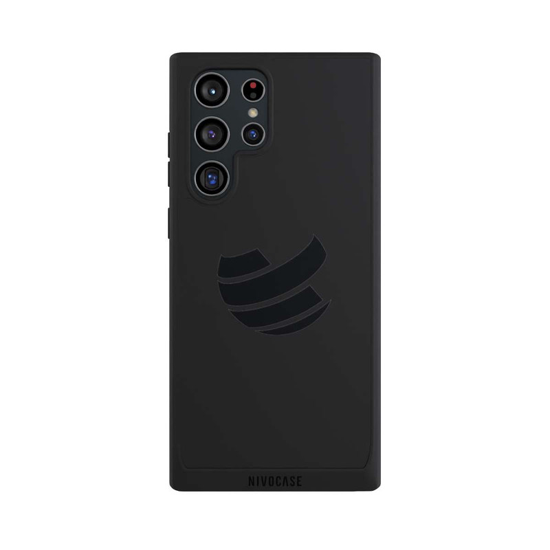 Galaxy S22 Ultra NIVOpure Icon Schwarz Transparent