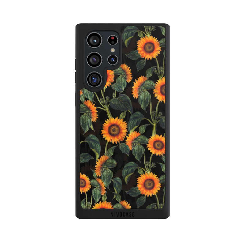 Galaxy S22 Ultra NIVOpure Sonnenblume schwarz