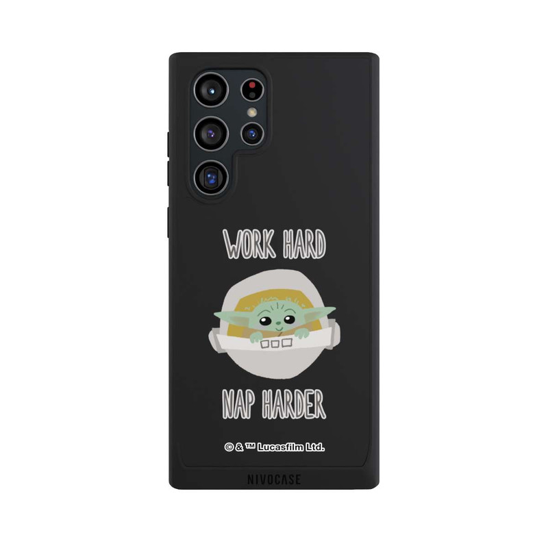 Galaxy S22 Ultra NIVOpure The Child Work Hard Nap Harder Transparent