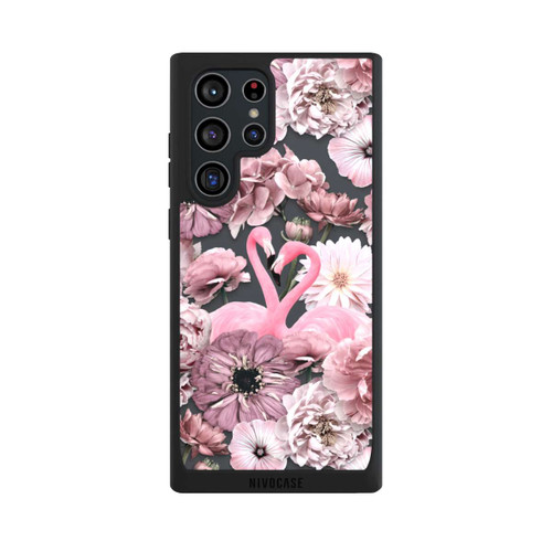Samsung Galaxy S22 Ultra NIVOpure Flamingos in Blumen Muster