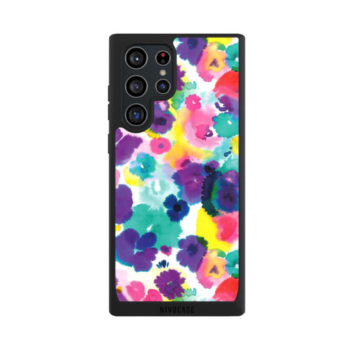 Samsung Galaxy S22 Ultra NIVOpure Aquarellblumen abstrakt