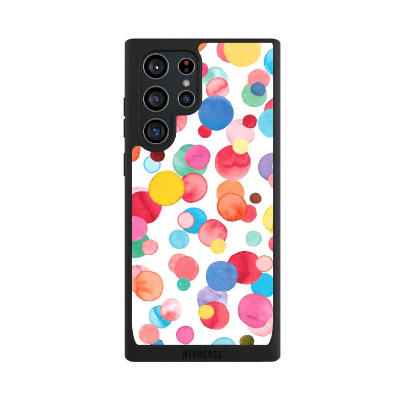 Galaxy S22 Ultra NIVOpure Summer Polka Dots Watercolor