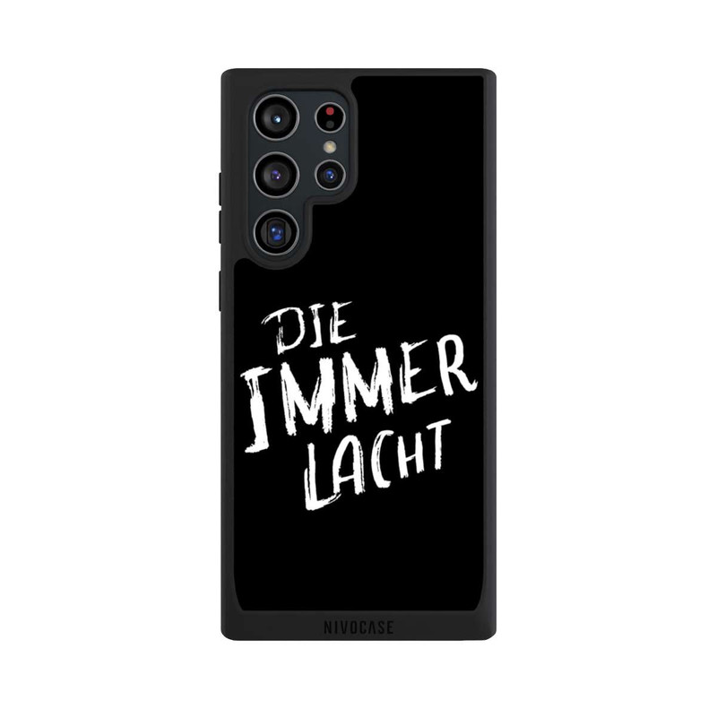 Galaxy S22 Ultra NIVOpure Die Immer Lacht Schwarz