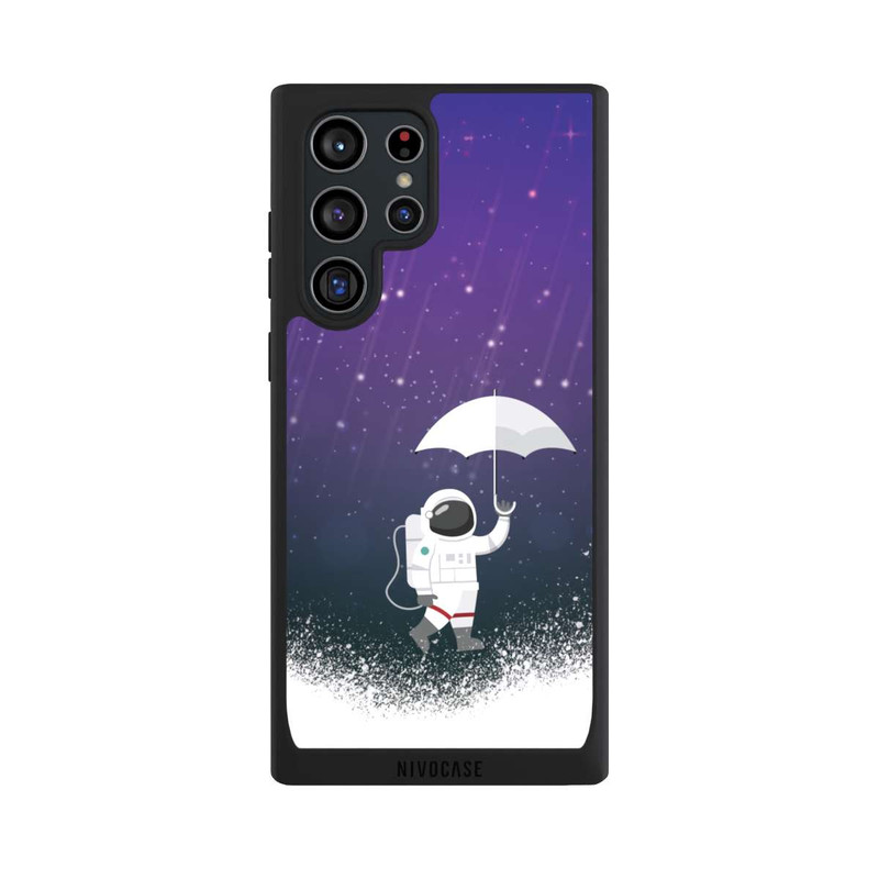 Galaxy S22 Ultra NIVOpure Astronaute Sous une Pluie d'Astéroïdes