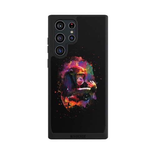 Samsung Galaxy S22 Ultra NIVOpure Affe Colorful Sprayart