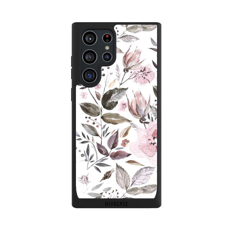 Galaxy S22 Ultra NIVOpure Aquarell braune Rosenblüten