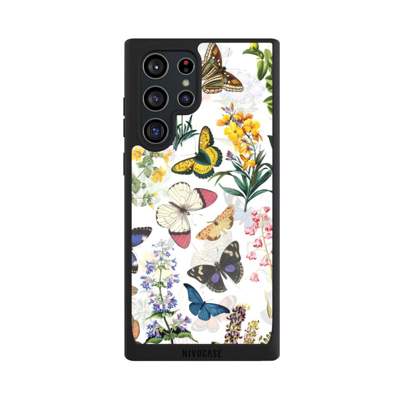 Galaxy S22 Ultra NIVOpure Feldblumen und Schmetterlinge