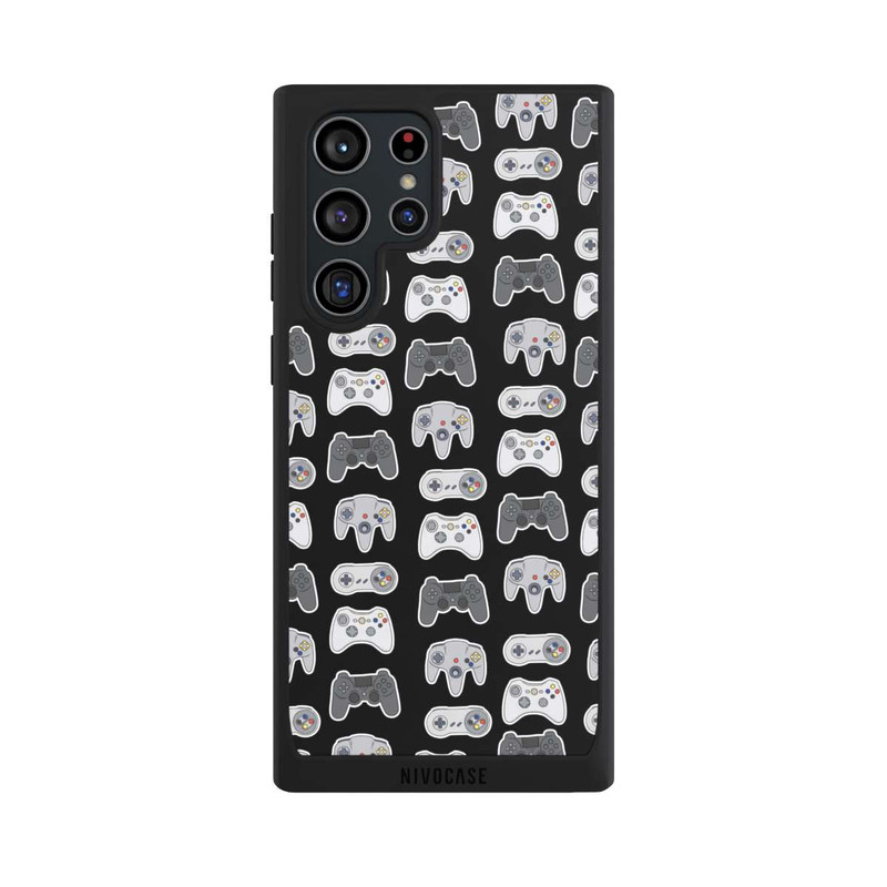 Galaxy S22 Ultra NIVOpure Controller Pattern Black Background