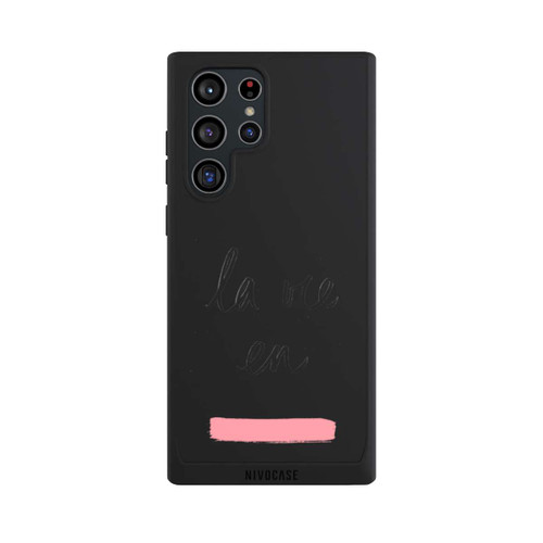 Samsung Galaxy S22 Ultra NIVOpure La vie en Pink Transparent